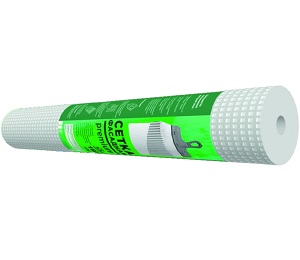 Сетка стеклотканевая фасадная Суффикс Premium 5х5 мм белая, 1х50 м