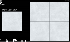 Керамогранит FEBRIC LIGHT GREY MAT 600*600*8,5 мм