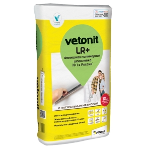 Шпаклевка полимерная финишная Vetonit LR+, 20 кг