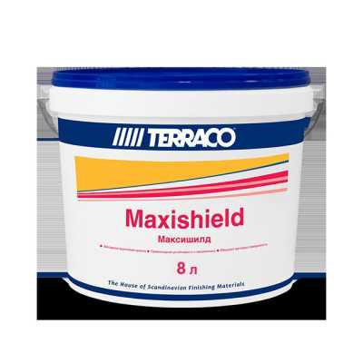 Краска фасадная акриловая Terraco Maxishield под колеровку 8 л